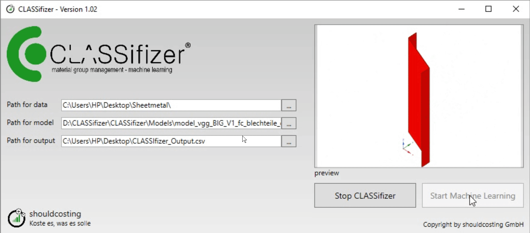 CLASSifizer Software klassifiziert Artikel