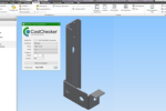 Materialkosten im 3D CAD berechnen mit dem CostChecker mit DMA